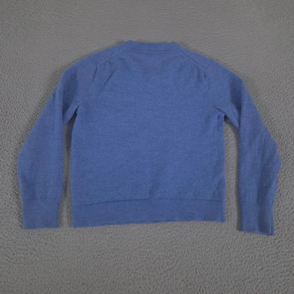 J.Crew Sweater Mens Small Slim Italian Merino Wool V-neck Pullover Tollegno 1900